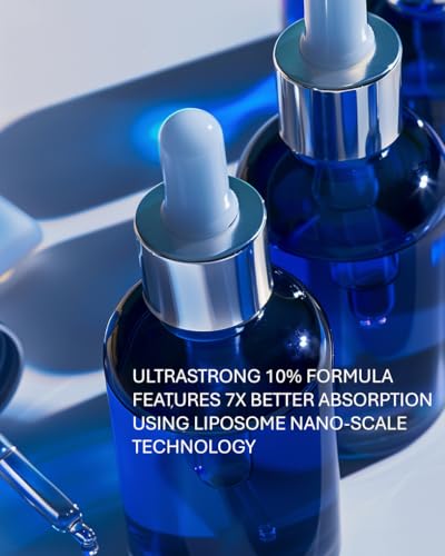 Copper Peptides for Hair Growth - Ultrastrong 10% Copper Peptide Serum for Hair Liposomal 7x Absorption - MADE IN USA