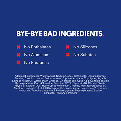 Huron Men's Fresh Scent Daily Shampoo - Keeps Hair Full & Strong - Nourishing Shampoo for Men's Hair with Argan Oil & Vitamins E and B7 - 32oz