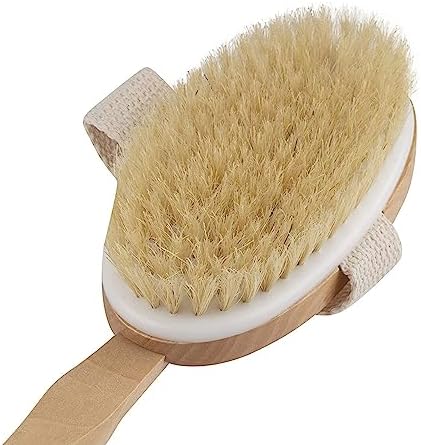 Juvale 2-Pack Detachable Dry Brushing Body Brush - Long Handle Back Brush for Showering and Dry Brushing, 16.9 Inches - Back Scrubber for Shower
