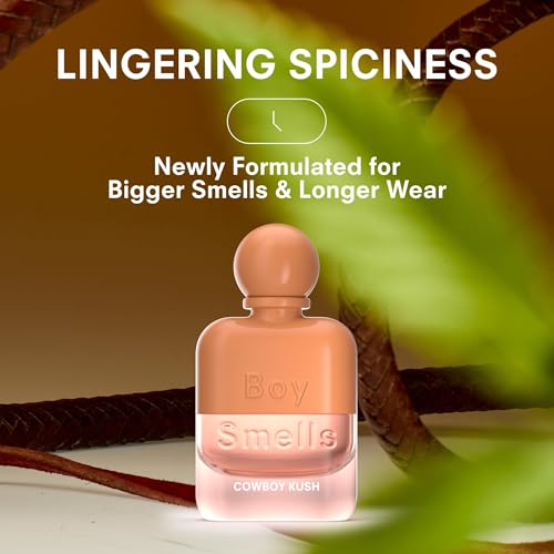 Boy Smells Cowboy Kush – Patchouli Scent – Spicy Aromatic Fragrance with Leather & White Oud – Eau de Parfum for All Genders - 50 ml
