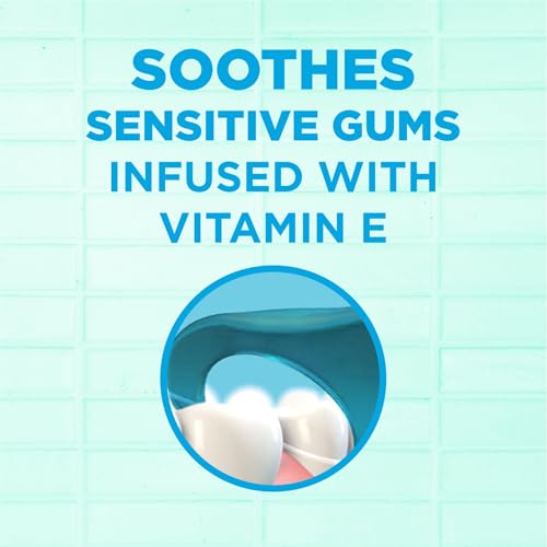 GUM Advanced Care Floss Picks - Dental Flossers for Adults with Vitamin E and Fluoride - Extra Strong Shred-Resistant Dental Floss, Easy Grip Handle, Fresh Mint Flavor, 150 Count