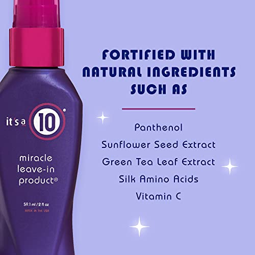 It's a 10 Haircare Miracle Leave-In Product, 2 fl. oz. (Pack of 2)
