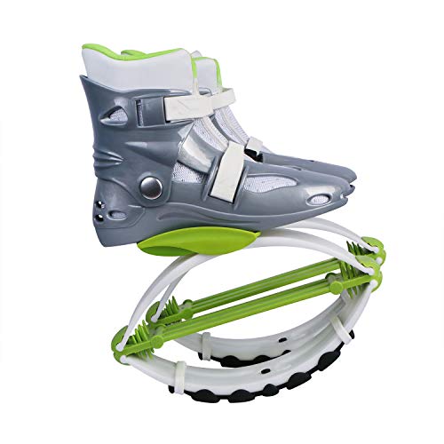 Joyfay Jumps Shoes for Fitness and Workout - Comfortable and Stylish Design - Premium Durable Materials - Unisex Design (Large, Black/Green)