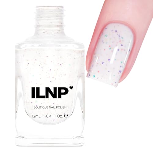 ILNP Sugar High - Creamy White Multi-Colored Speckled Nail Polish
