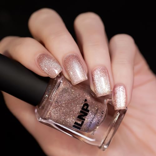 ILNP Teddy - Light Teddy Bear Brown Magnetic Holographic Nail Polish