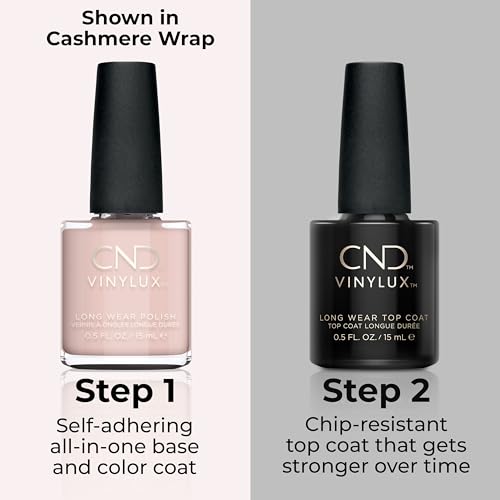 CND Vinylux Longwear Nude Nail Polish, Gel-like Shine & Chip Resistant Color, 0.5 Fl Oz