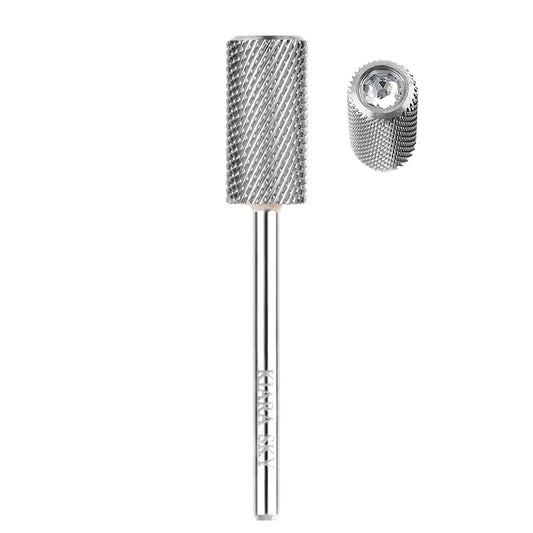 Kiara Sky Large Barrel Medium Universal Nail Drill Bit for E-file | with Safety Edge for Cuticle and Nails Care | Non-Coated