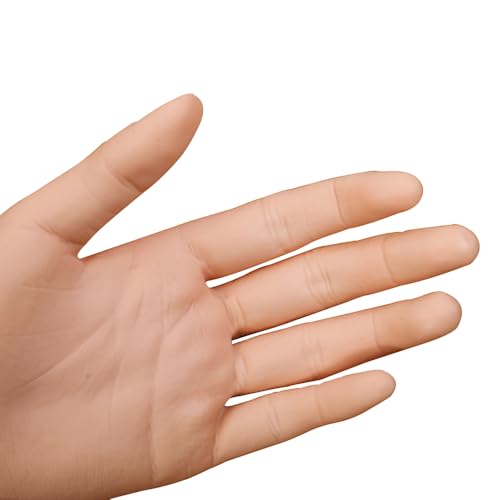 Left Practice Hand for Acrylic Nails With Holder, Mannequin Hand for Nails Practice, Flexible Bendable Fake Hand Manicure Nail Practice Hand