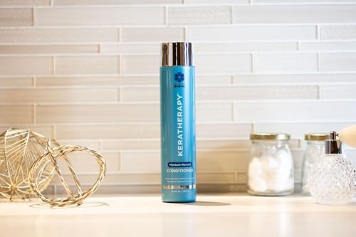 KERATHERAPY Keratin Infused Moisture Conditioner, 10.1 fl. oz., 300 ml - Hydrating & Moisturizing Conditioner for Dry or Damaged Hair with Collagen, Jojoba Oil, & Kerabond Technology - Sulfate Free
