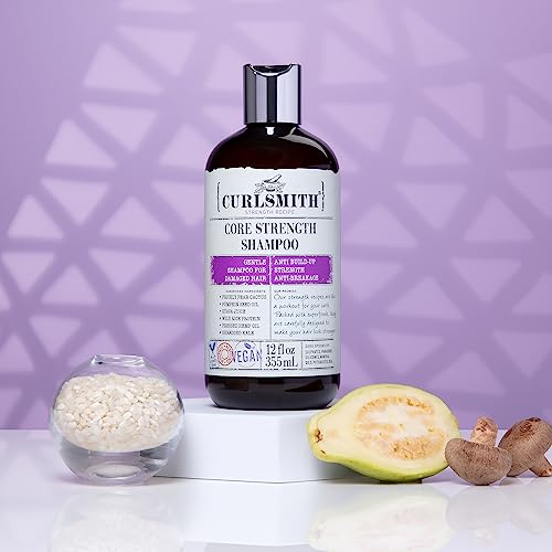 CURLSMITH – Core Strength Shampoo, Gentle Protein-Rich for Frequent Use