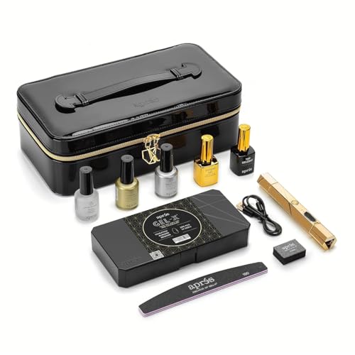 Apres Gel-X Nail Professional Starter Kit, 14 Sizes 00-9 w/ Half Sizes Included, Soft Gel Nail Tips Extension Kit, 2025 Edition (Sculpted Almond Medium)