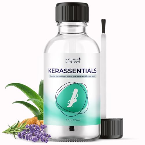 Kerassentials Oil, 8-IN-1 Plant-Based Formula, Natural Ingredients | Made in USA, No Stimulants, Non-GMO – 15ml, 1 Month Supply