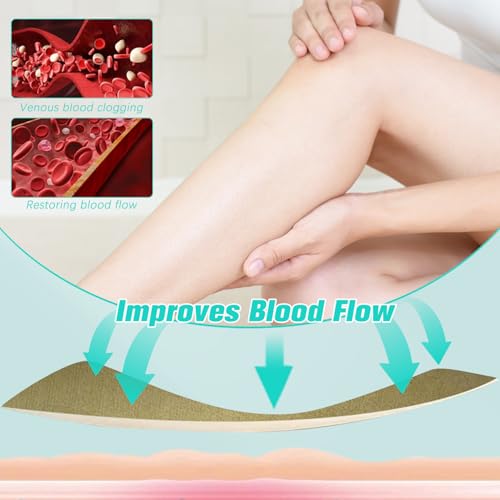 16Pcs LegRenew Varicose Veins Patch,Professional Varicose Veins Soothing Patch for Legs,Varicose Vein Patchs for Legs,Naturally Improves the Appearanceof Leg,Comfortable,Safe and Easy to Use