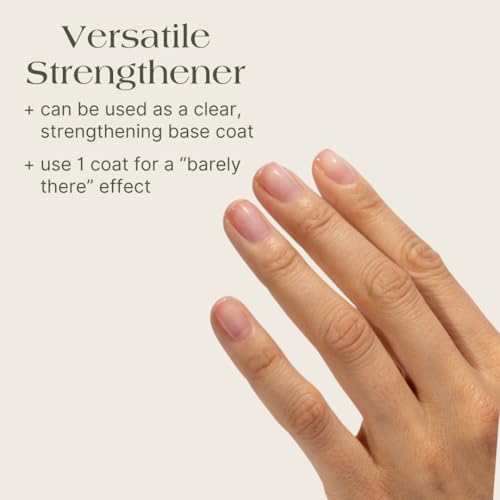 Botanist The Remedy | Nail Strengthening Polish | Repairs & Hardens Nails Damaged from Acrylics, Dip & Gel Manicures | Non-Toxic, 84% Plant Based, 21-Free & Vegan (Rose)