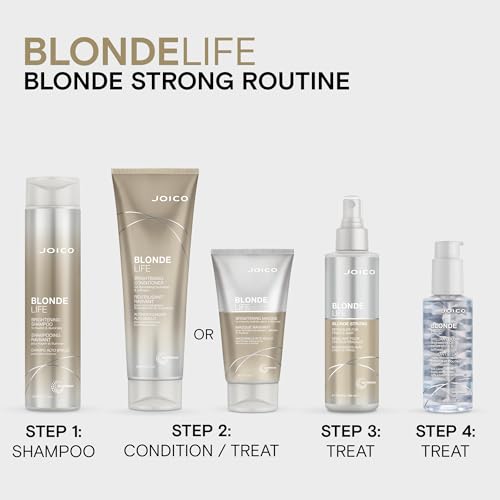 Joico Blonde Life Blonde Strong Conditioning Detangler | For Fragile Blonde Hair | Prevents Split Ends & Breakage | 72 Hour Humidity Protection | 6.7 Fl Oz