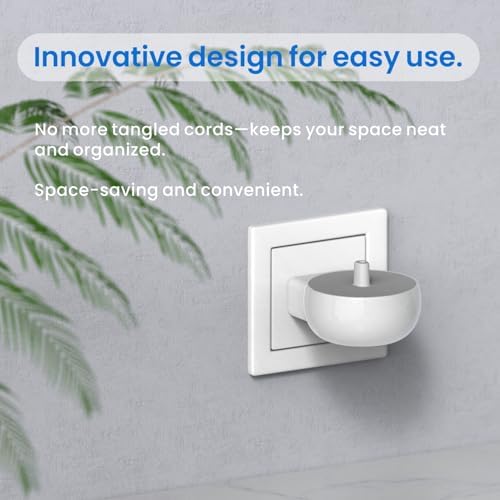 2-in-1 Wall Charger for Oral-B Braun Electric Toothbrush, 3-Port US Plug Charger Base for Oral B Genius Pro Smart Vitality Kids io2 io3 io4 io5 io6 Serie, IPX5, White