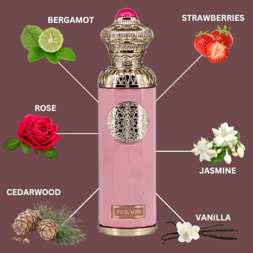 HERITAGE COLLECTION - Pink Miss Eau De Parfum For Women Spray 140ML (4.7 Oz) - Arabian Perfumes For Women, Long-lasting Perfume With A Playful Fruity-floral Fragrance And Elegant Finish
