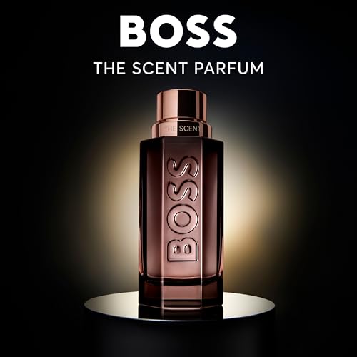 Hugo Boss The Scent Parfum – Ambery Men's Cologne – With Notes of Ginger, Maninka Fruit, Iris & Leather Accord – Luxury Perfumes for Men – Long Lasting Fragrance