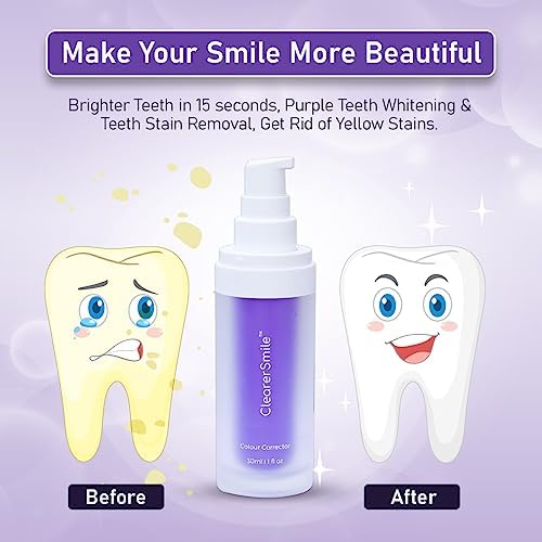 ClearerSmile™ Best Purple Toothpaste for Teeth whitening for Sensitive Teeth - Teeth Whitener - blanqueador de dientes