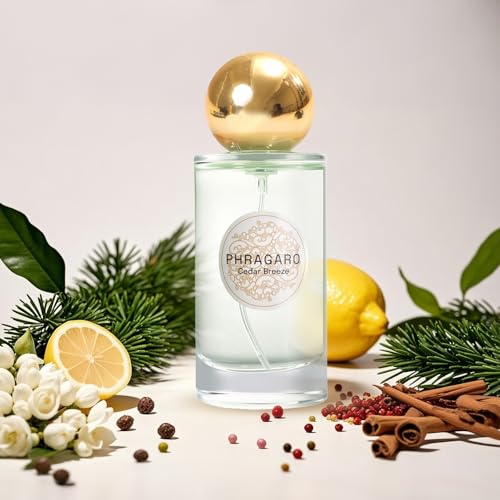 Cedar Breeze Floral Perfume Spray - Vanilla, Citrus, Amber, French Freshness, Eau de Toilette Long-Lasting Fragrance for Unisex, Luxury Perfume1.7 Fl oz (Spray 50ml)