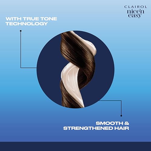 Clairol Nice'n Easy Permanent Hair Dye, 2BB Blue Black Hair Color, Pack of 3