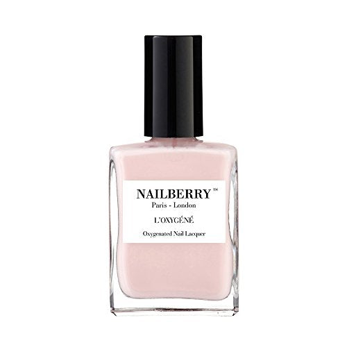 L'Oxygéné Oxygenated Nail Lacquer | Candy Floss | Light Pink Opaque Nail Polish | UV Protected Long-Wear Nail Polish | 12-Free | Vegan | Certified Halal | Cruelty & Gluten Free | 15 ml