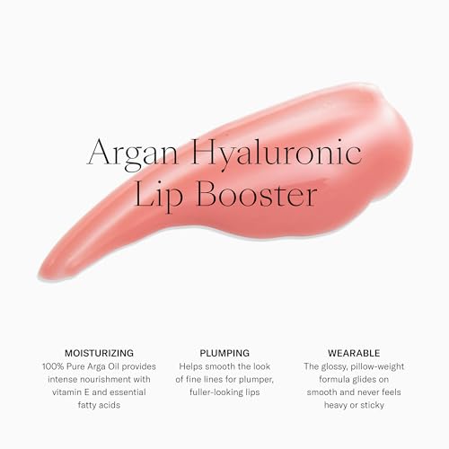 Josie Maran Eye Love Lip Gloss & Mascara Gift Set - Lip Plumper Infused with Argan Oil, Hyaluronic Acid for Sheer, Radiant Color & Lengthening Black Mascara - Vegan Makeup (2 Count)