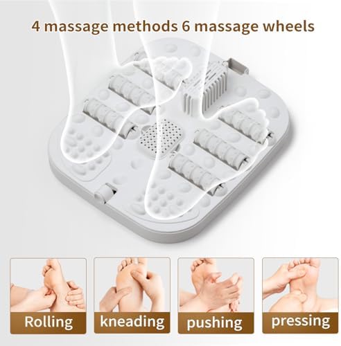 Collapsible Foot Spa with Heat, Touchscreen, Foldable Foot Bath Massager with Temperature Control, Foot Massage Rollers, Pedicure Spa for Home, Office, Relaxation, Gift for Men & Women