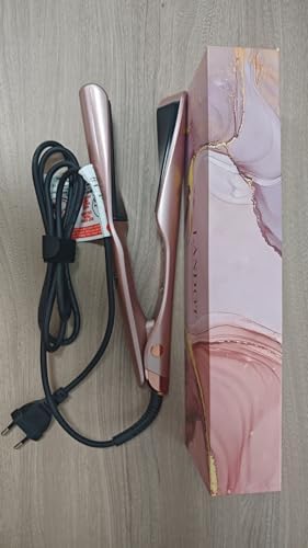 LANDOT 2-in-1 Flat Iron Curling Iron: Twist Ceramic Hair Straightener and Curler for Curl Wave Straighten - 30s Heat-Up 12 Temp Settings for All Hair Types - Less Frizz & More Shine