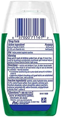 Crest Complete Whitening Plus Scope Tartar Control Toothpaste, Minty Fresh Liquid Gel, 4.6 Oz (130g) - Pack of 2