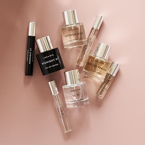 Lake & Skye Midnight 07 Eau de Parfum Spray, Long Lasting Fragrance, 0.5 fl oz (15 ml) - Alluring, Mysterious, Fruity Scent