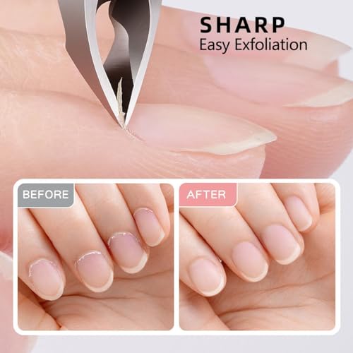 Cuticle Trimmer 3/4 Jaw Extremely Sharp Cuticle Nippers Scissors Stainless Steel Clippers Cutter Remover for Pedicure Manicure Nail Tool with Cuticle Pusher