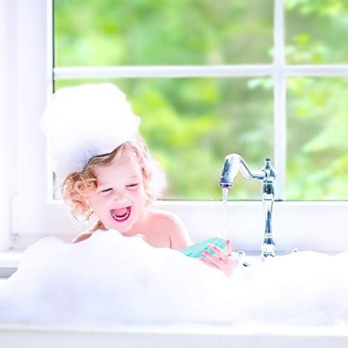 Boao 5 Pieces Soft Bath Sponge Shower Natural Gentle Soothing Body Fiber Exfoliating Shower Sponge Wash Bouquet for Women Men, Random Color(Attractive Color)