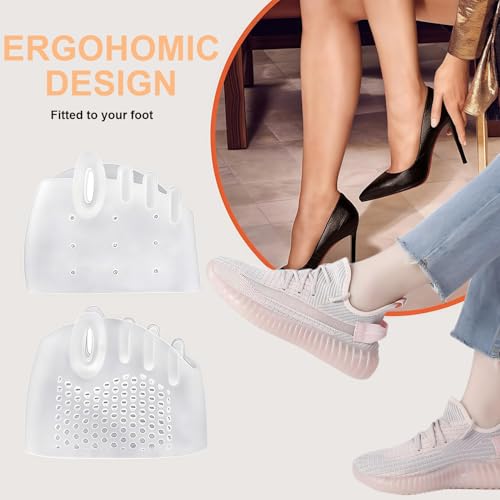 Hyggear Silicone Toe Separators For Women,Hyggear Bunion Correctors,2025 New Hygear Toe Separators For Women,Hygger Bunion Corrector,4 Pairs Hygear Silicone Toe Separatorreathable End Soft