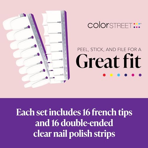 Color Street Meet Me in Paris French Nail Strips