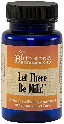 Let There Be Milk! Breastfeeding and Lactation Support Supplement* For Nursing and Pumping Breast Milk* Herbal Support For Breast Milk Supply* Vegetarian Liquid Capsules 60 Count