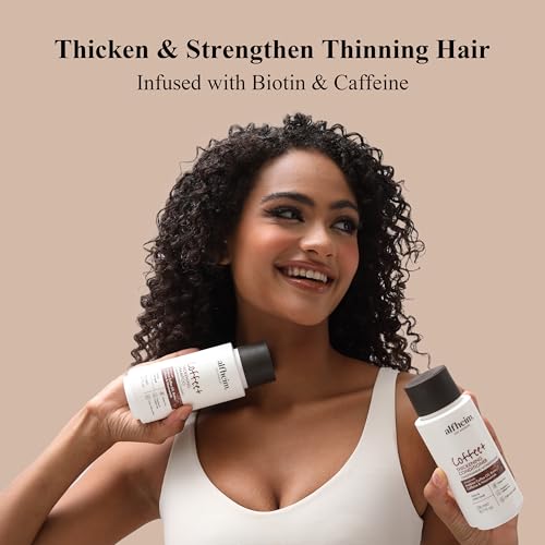Caffeine Shampoo and Conditioner Set | Strengthens Hair & Supports Scalp Health | Biotin & Niacinamide for Thicker, Fuller Hair | Sulfate-Free for Oily Scalp & Thinning Hair | 10.7 oz Each