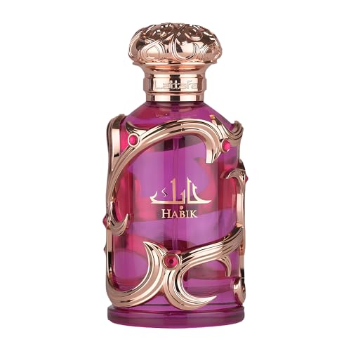 Lattafa Habik – Floral, Fruity, Fresh, Musky – Eau de Parfum Spray Long-Lasting Fragrance for Women, 3.4 Ounce / 100 ml