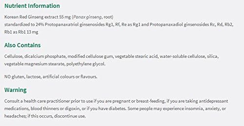 Jamieson Korean Red Ginseng 275 mg, 100 caplets