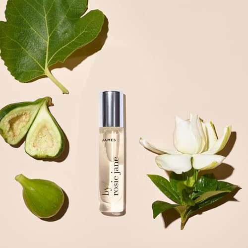 By Rosie Jane Eau De Parfum Travel Spray (James) - Clean Perfume for Women - Essential Oil Mist with Notes of Fig, Amber & Gardenia - Women's Fragrances (7.5ml)