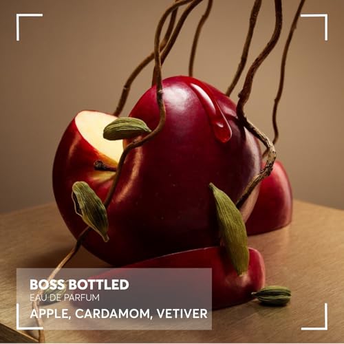 Hugo Boss Bottled Eau de Parfum – Woody Men's Cologne – With Notes of Apple, Cardamom & Vetiver – Long Lasting Fragrance