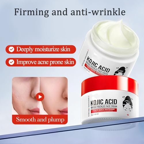 Kojic Hand Cream & Face Cream Set, Hyaluronic Tender Lotion, Deep Moisturizing & Nourishing Skincare for All Skin Types