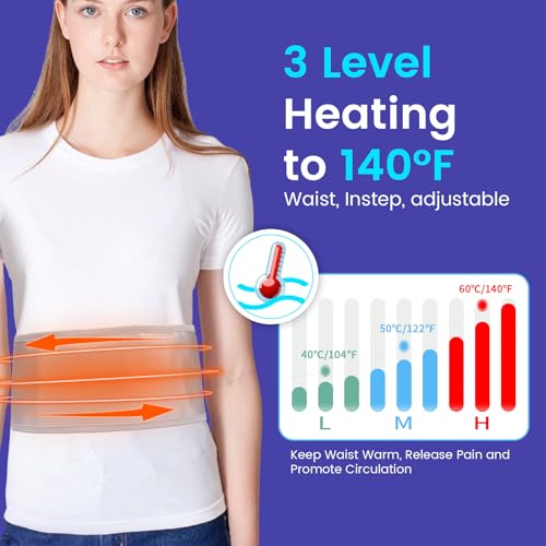 Lecaung Ionic Foot Bath Detox Machine, Professional Ion Cleanse Ionic Detox Foot Bath Spa Machine with LED Display, Far Infrared Belt