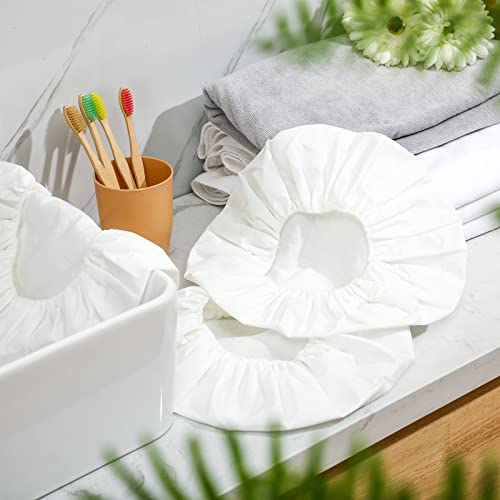 Hicarer 15 Pcs Waterless Shampoo Caps for Elderly Women Bedridden Patients Rinse Free Dry Hair Washing Microwaveable Shower Disposable Dementia Product Essentials for Post Surgery and Hospital Stays