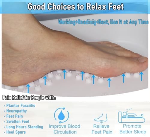 Collapsible Foot Bath Soak Tub with Handle, Plastic Foldable Feet Spa Soaking Basin Bucket with Massager Acupoint for Washing, Pedicure Foot Care Bathtub Bowl Tools for Pain Relief, Green