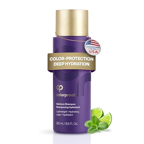 ColorProof Moisture Shampoo Hydrating Sulfate-Free Shampoo for Color-Treated Hair, Mojito Mint Scent