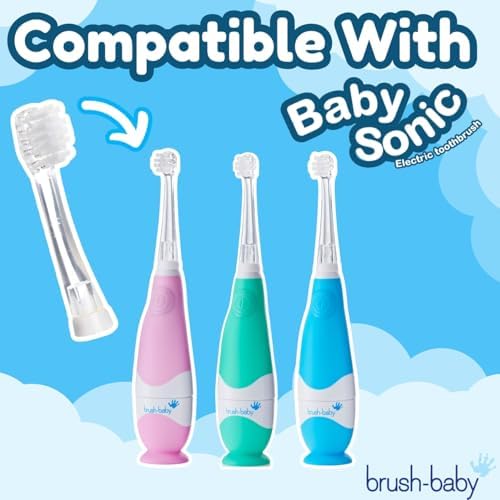 Brush-Baby BabySonic Replacement Heads (18-36 Month (Pack of 4))