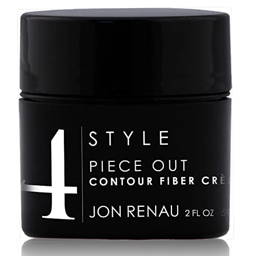 Jon Renau Piece Out Contour Fiber Crème – Wig Styling Cream for Synthetic, Heat-Friendly & Human Hair, 2 Ounces