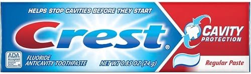 Crest, Cavity Protection Fluoride Anticavity Toothpaste, 0.85 Oz Travel Size (100 Pack)