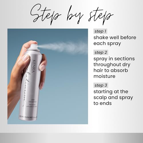 Kenra Platinum Dry Shampoo | Oil Absorbing Spray | Instantly Revives & Refreshes Hair | Saves Time & Extends Blowouts | All Hair Types